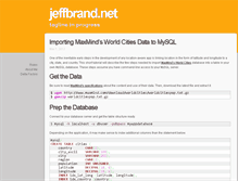 Tablet Screenshot of jeffbrand.net